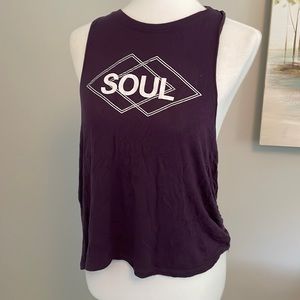 💜 Cute Purple Soulcycle Racerback Tank Top